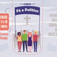 Cartaz Curso Fé e Política